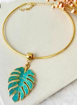 Choker Costela de Adão Banho ouro 18k