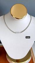 Choker de 45 cm - 1 Unidade - Níquel Branco Choker de 45 cm - 1 Unidade - Níquel Branco