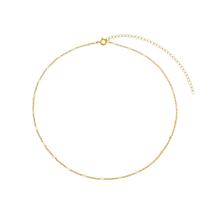 Choker de Mini Medalha de Coração Na Corrente Banhado em Ouro 18K Choker de Mini Medalha de Coração Na Corrente Banhado em Ouro 18K