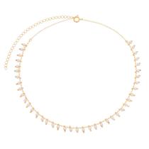 Choker de Mini Pérolas Banhado em Ouro 18K
