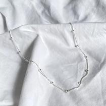 Choker de Prata Bolinhas