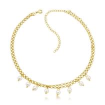 Choker dupla pérolas