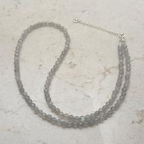 Choker Elementares Labradorita Pedras Naturais Prata 925