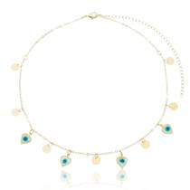 Choker em Coração de olho grego