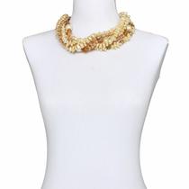 Choker em resinas peroladas Bijuteria Fina CamargoMarkiori CX-9221
