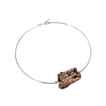 Choker Escudo Refletor - Turmalina Negra e Mica