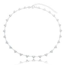 Choker Feminina Colar Gargantilha Coração Adulto Prata 990