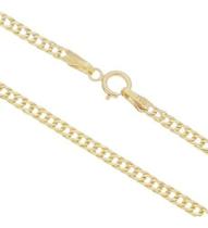 Choker Feminina Grumet Elo Duplo 40cm Ouro18k 750