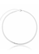 Choker Fita 5Mm - Prata