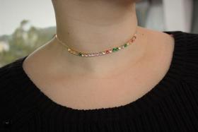 Choker fita lisa Choker fita lisa