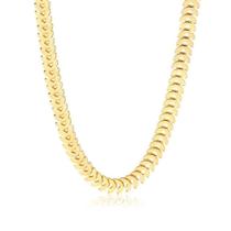 Choker Folha Banhada em Ouro 18k Choker Folha Banhada em Ouro 18k
