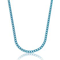 Choker Grumet Azul Prata
