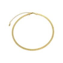 Choker malha florença folheada a ouro 18k Choker malha florença folheada a ouro 18k
