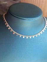 Choker Medalhas Mini Prata