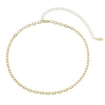 Choker mini elos folheada a ouro 18k dua