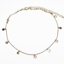 Choker Pingentes Medalhas Zircônias Choker Pingentes Medalhas Zircônias