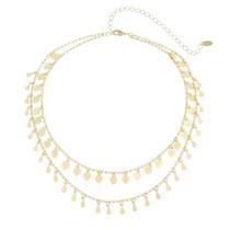 Choker piuka flora corações e gotas folheada a ouro 18k Choker piuka flora corações e gotas folheada a ouro 18k