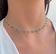 Choker ponto de luz - Prata 925