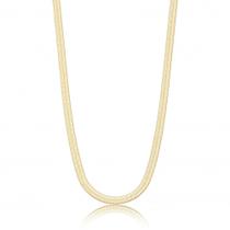 Choker Semijoia Corrente Fita Lisa - Gazin