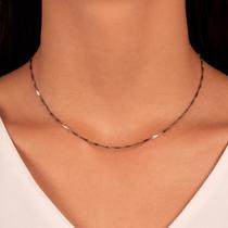 Choker Semijoia Malha Detalhada