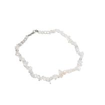Choker Sereia Cristalina - Cristal E Pérola De Água Doce