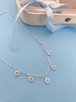 Choker Shine Cristal Prata