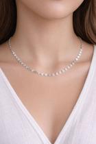 Choker Sofisticado Esferas de Poa Banho:Prata 925 Choker Sofisticado Esferas de Poa Banho:Prata 925