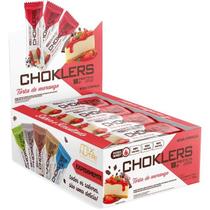 Choklers protein torta de morango 60g - display 12un