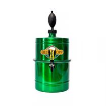 Chopeira 100% Alumínio Verde Cabe 7 Garrafa 600ml Ou 12 Lata