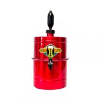 Chopeira 100% Alumínio Vermelha Cabe 7 Garrafas Ou 12 Latas