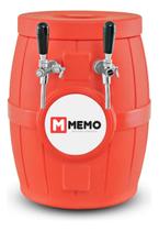 Chopeira a Gelo Barril Rotomoldado vermelho- 2 Torneiras Mundi Chopeira a Gelo Barril Rotomoldado vermelho- 2 Torneiras Mundi