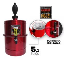 Chopeira A Gelo Cooler Portátil 5l Cervejeira Exclusiva