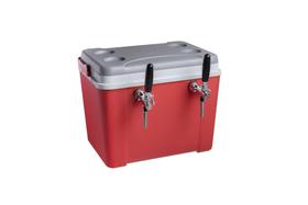 Chopeira a Gelo Lavita caixa 34l - vermelha com serpentina em alumínio 2 vias sem torneira