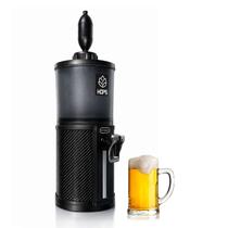 Chopeira De Pressão Portátil 2,8 Litros Cervejeira Refrigerada Gelo Preto