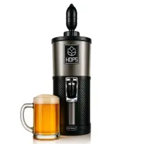 Chopeira Portátil 2,8 Litros Cervejeira Refrigerada Gelo Torre Chopp - Preto