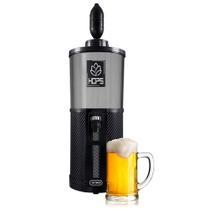 Chopeira Portátil 2,8 Litros Cervejeira Refrigerada Gelo Torre Chopp - Preto