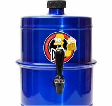 Chopeira Portatil A Gelo Azul Homer Duff 5.1lt Não Elétrica Chopeira Portatil A Gelo Azul Homer Duff 5.1lt Não Elétrica