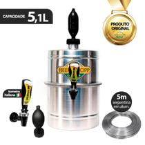 Chopeira Portátil a Gelo Beer Chopp 5,1 Litros - Alumínio