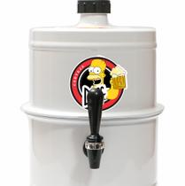 Chopeira Portatil A Gelo Branca Homer Duff 5.1lt Não Elétrica