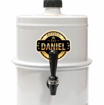 Chopeira Portatil A Gelo Branca Personalizada 5.1lt Boteco com o Seu Nome Não Elétrica