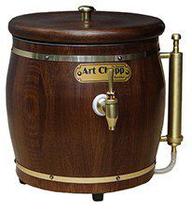 Chopeira Rustica Suporte para 2 garrafas Art Chopp