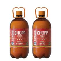 Chopp Tupiniquim Pilsen Barrilete 1 Litro Puro Malte 2un