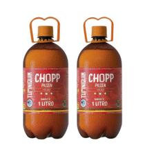 Chopp Tupiniquim Pilsen Barrilete 1 Litro Puro Malte 2un
