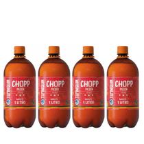 Chopp Tupiniquim Pilsen Barrilete 1 Litro Puro Malte 4un