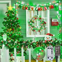 Christmas Cluster Lights Brightown 2000 LED 100m com controle remoto