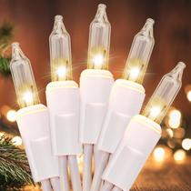 Christmas Lights Meteds 50 unidades, transparente, mini, branco quente, 2 unidades Christmas Lights Meteds 50 unidades, transparente, mini, branco quente, 2 unidades