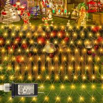 Christmas Net Lights oopswow 3m x 2m 200 LED Warm White