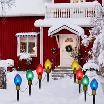 Christmas Pathway Lights Pallerina 7FT LED multicolor, pacote com 2