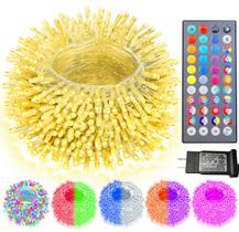 Christmas String Lights Pooqla Color Changing 66 pés 200 LED