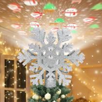 Christmas Tree Topper Zeniphy 2024 Lighted 3D Projetor LED